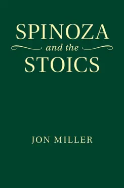 spinoza and the stoics book cover image