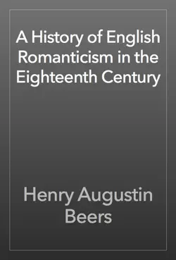 a history of english romanticism in the eighteenth century imagen de la portada del libro