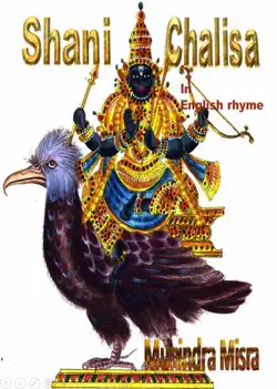 shani chalisa in english rhyme book cover image