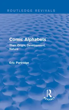 comic alphabets book cover image