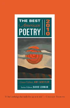 the best american poetry 2010 imagen de la portada del libro