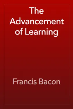 the advancement of learning book cover image