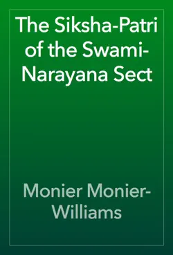 the siksha-patri of the swami-narayana sect book cover image