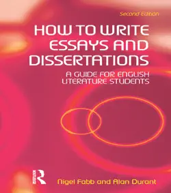 how to write essays and dissertations book cover image