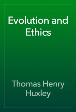 evolution and ethics book cover image