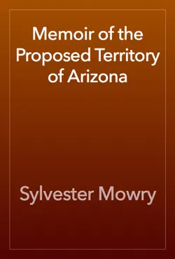 memoir of the proposed territory of arizona book cover image