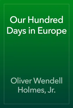 our hundred days in europe imagen de la portada del libro