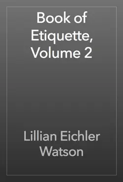 book of etiquette, volume 2 book cover image