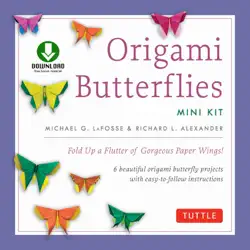 origami butterflies mini kit ebook book cover image