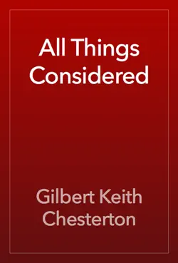 all things considered book cover image