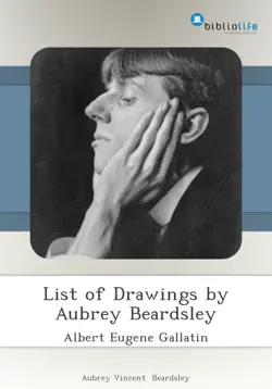list of drawings by aubrey beardsley book cover image