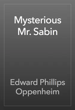 mysterious mr. sabin book cover image