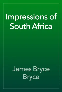 impressions of south africa imagen de la portada del libro