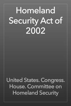 homeland security act of 2002 book cover image