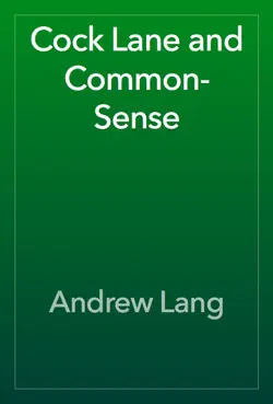 cock lane and common-sense imagen de la portada del libro