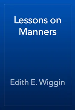 lessons on manners book cover image