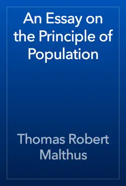 an essay on the principle of population book cover image