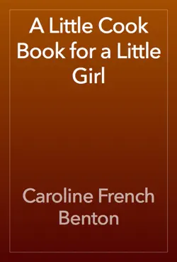 a little cook book for a little girl book cover image