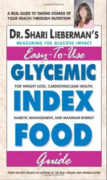 glycemic index food guide book cover image