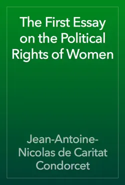 the first essay on the political rights of women book cover image