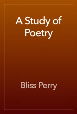 a study of poetry book cover image