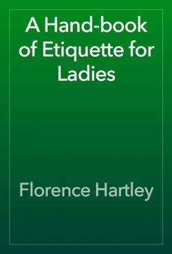 a hand-book of etiquette for ladies book cover image