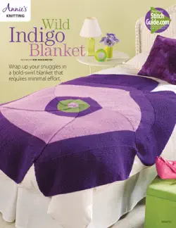 wild indigo blanket knit pattern book cover image