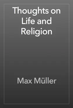 thoughts on life and religion book cover image