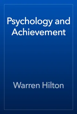 psychology and achievement book cover image