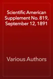 Scientific American Supplement No. 819, September 12, 1891 book summary, reviews and download