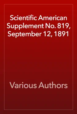 scientific american supplement no. 819, september 12, 1891 book cover image