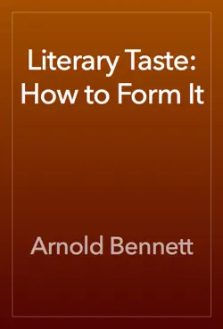 literary taste: how to form it book cover image