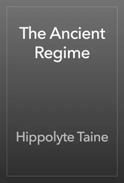 the ancient regime imagen de la portada del libro