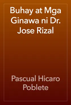 buhay at mga ginawa ni dr. jose rizal book cover image