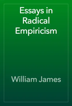 essays in radical empiricism book cover image
