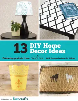 13 diy home decor ideas from stencil ease book cover image