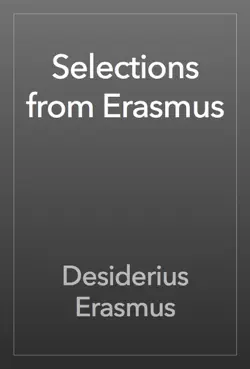 selections from erasmus book cover image