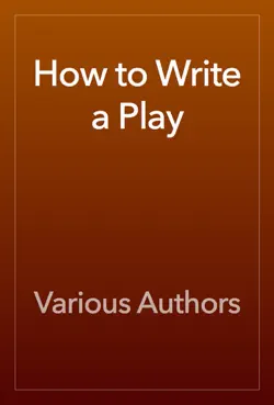 how to write a play book cover image
