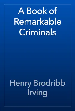 a book of remarkable criminals book cover image