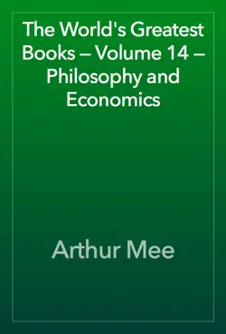 the world's greatest books — volume 14 — philosophy and economics book cover image