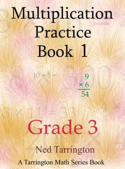 multiplication practice book 1, grade 3 book cover image