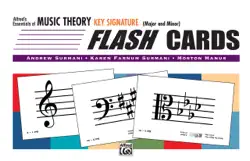 alfred's essentials of music theory: flash cards -- key signatures book cover image