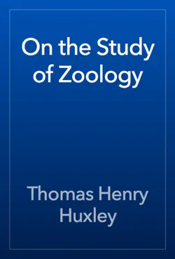 on the study of zoology book cover image