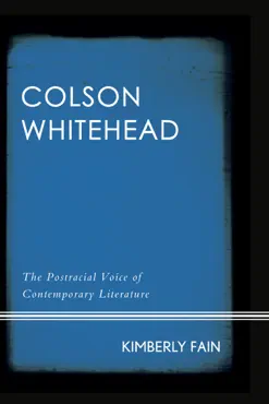 colson whitehead imagen de la portada del libro