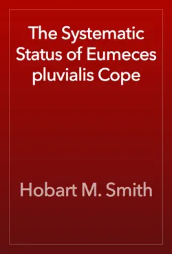 the systematic status of eumeces pluvialis cope book cover image