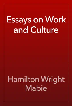 essays on work and culture book cover image