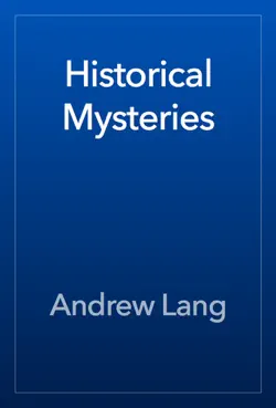 historical mysteries book cover image