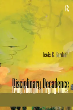 disciplinary decadence book cover image