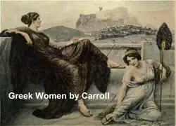 greek women, illusrated book cover image