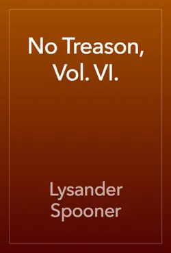 no treason, vol. vi. book cover image